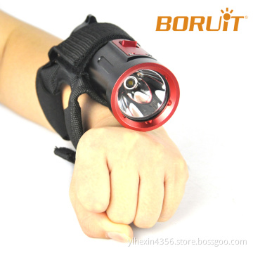 Wrist Band 50m Underwater Diving Flashlight Torch W106